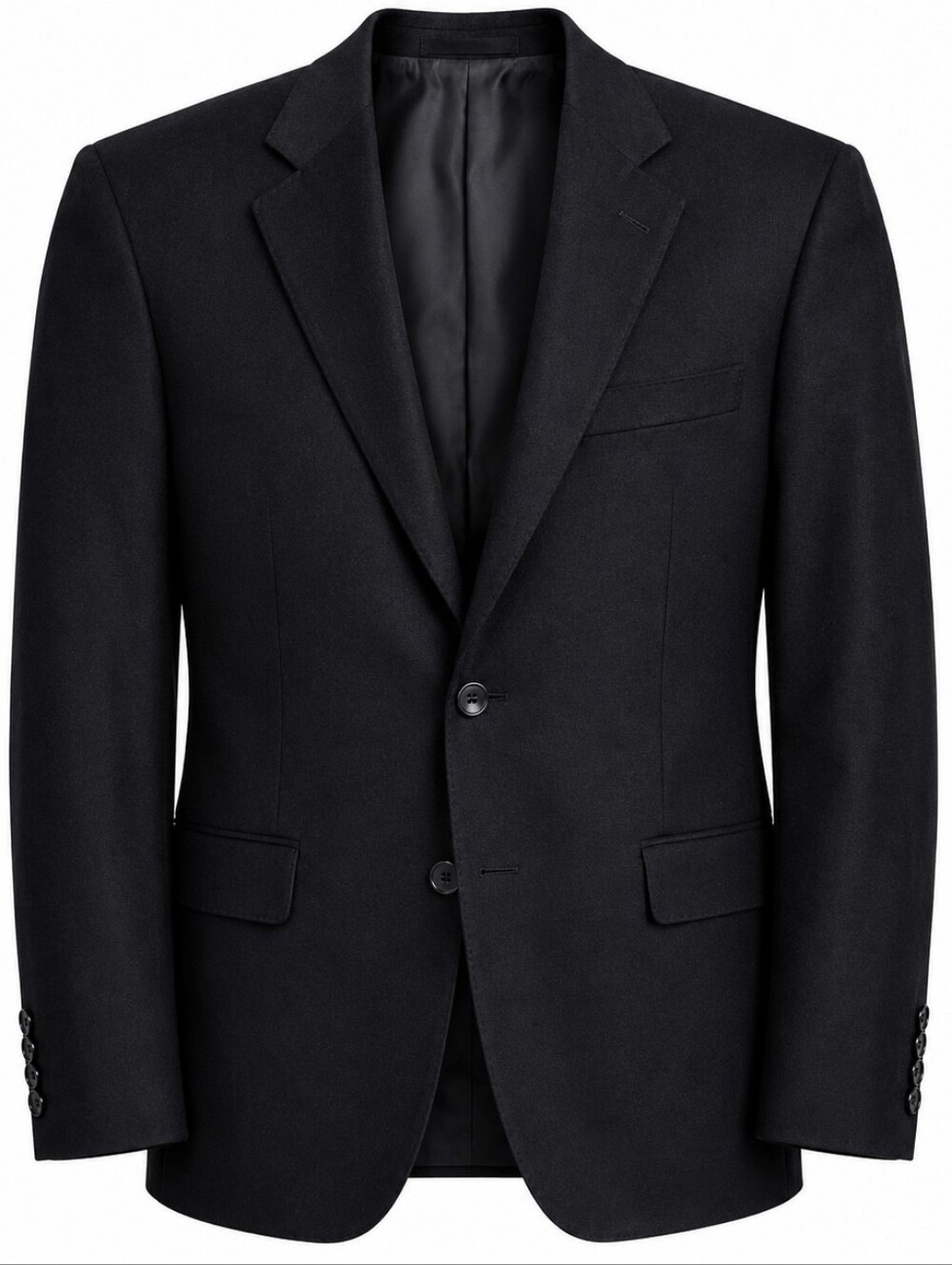 Coppley Cashmere‎ Blazer Jacket 44T Black Quiet Luxury Ivy League Gentleman